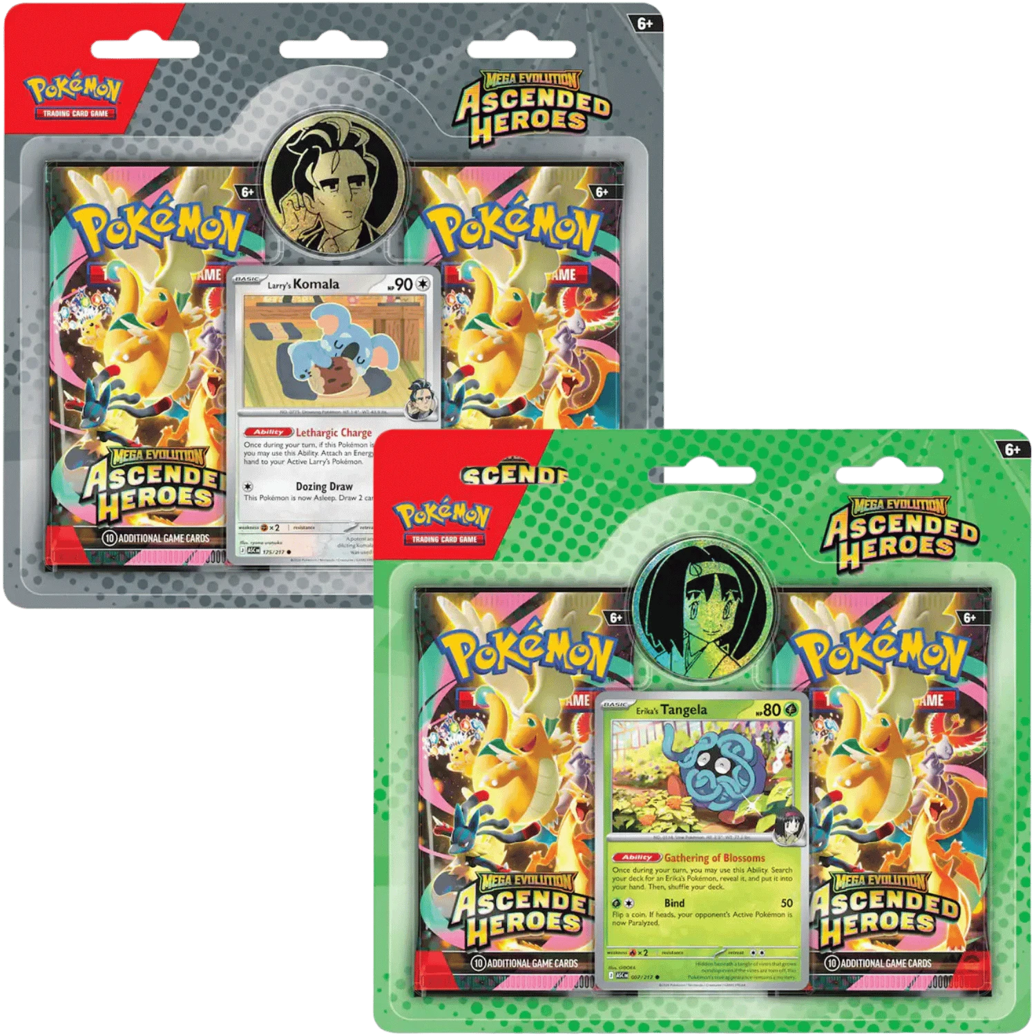 Ascended Heroes - Two-Booster Blister Pack EN assortiert
