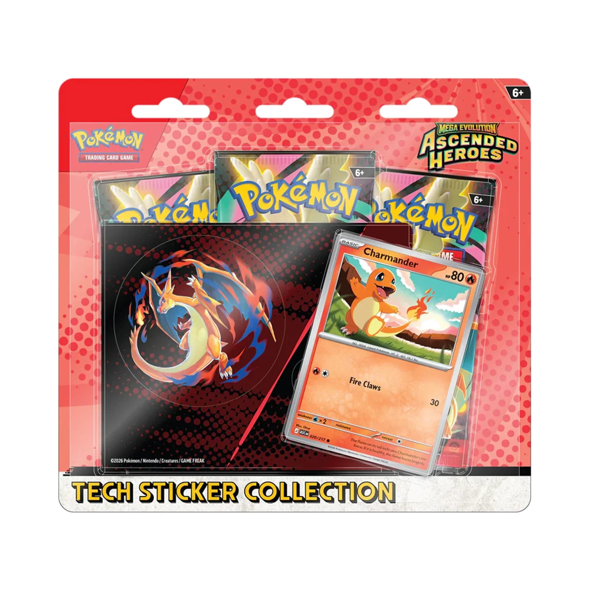 Erhabene Helden: Glumanda Tech Sticker Collection - DE