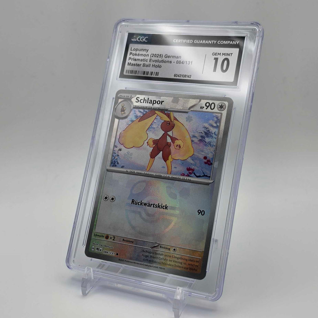 Schlapor Masterball Holo - Prismatic Evolution - Gem Mint CGC 10